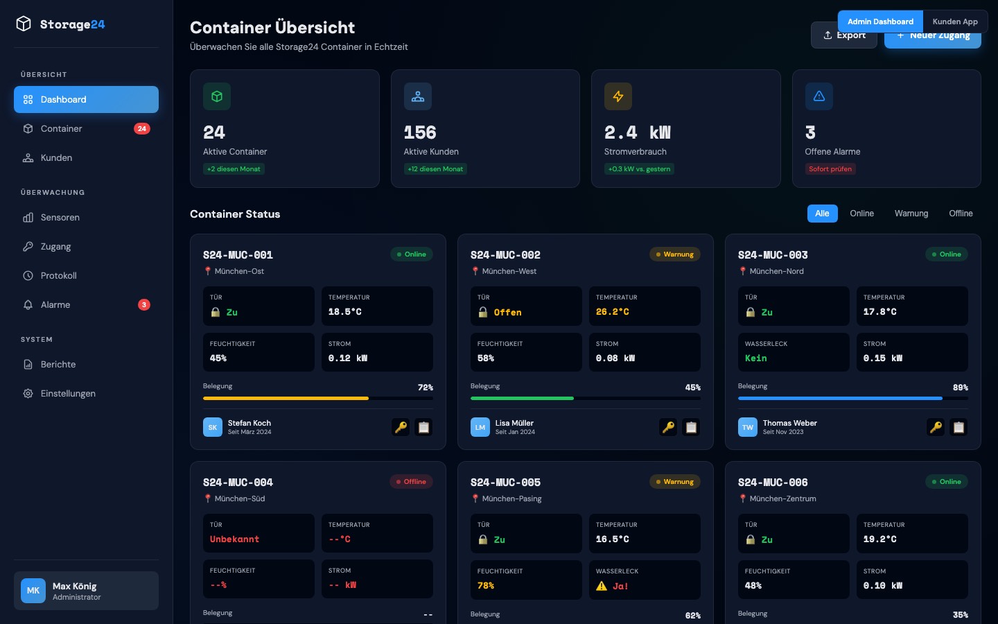 BoxVault — Storage Space Management preview